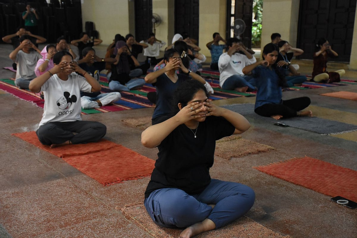 St. Xavier's College Celebrates Yoga